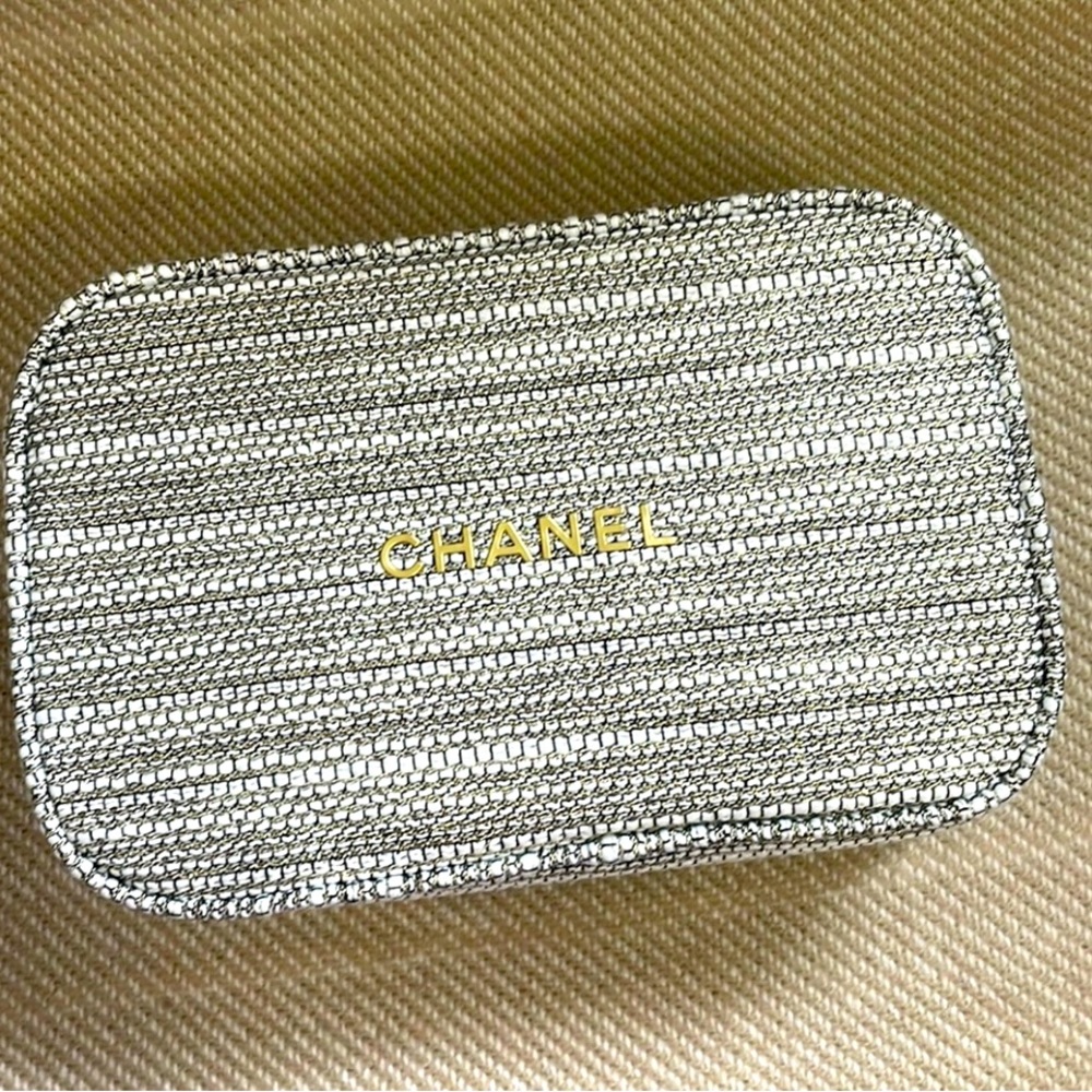 Authentic Chanel Cosmetic Case New Without Tag